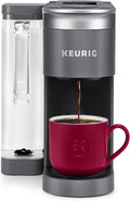 Keurig K-Supreme SMART Single Serve Coffee Maker With Wifi Compatibility, 4 Brew Sizes, And 66oz Removable Reservoir, Compatible with Alexa, Gray