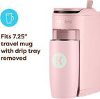 Keurig K-Mini Mate Single Serve K-Cup Pod Coffee Maker, Brews Up to 12 oz Cup, Compact Portable Coffee Machine for Small Spaces, Great for Dorms & Offices, Pink Sands