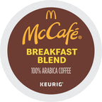 McCafe Breakfast Blend, Single Serve Coffee Keurig K-Cup Pods, Light Roast, 60 Count (6 Packs of 10)