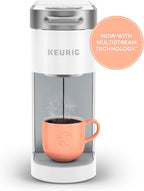Keurig K-Slim Single Serve K-Cup Pod Coffee Maker, Multistream Technology, 3 Brew Sizes, Slim and Sleek Design, 46oz Removable Reservoir, White