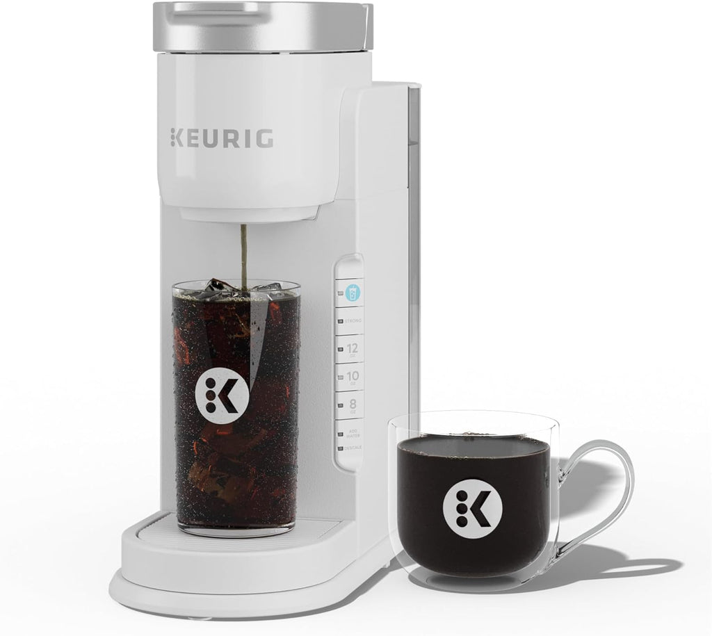 Keurig K-Iced Coffee Maker, Single Serve K-Cup Pod Iced Coffee Maker, With Hot and Cold Coffee Capabilities, Brews Any K-Cup Pod, Gray