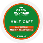 Green Mountain Coffee Roasters Half Caff, Keurig Single Serve K-Cup Pods, Medium Roast Coffee, 60 Count, (6 Packs of 10)