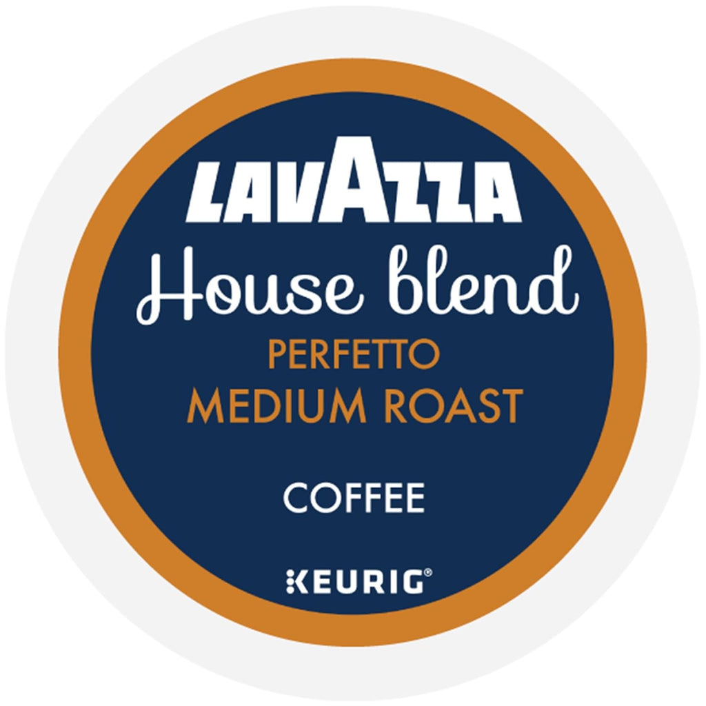 Lavazza House Blend Perfetto, Single-Serve Keurig K-Cup Pods, Medium Roast Coffee, 60-Count Box (6 Packs of 10)