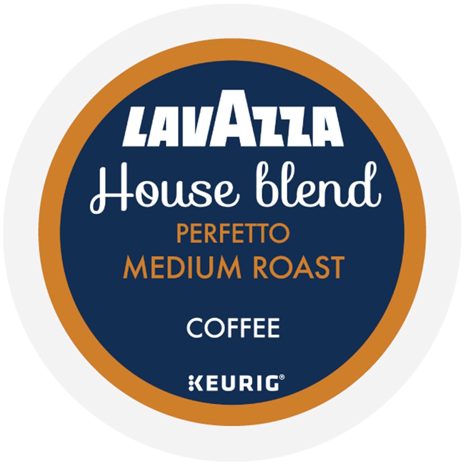 Lavazza House Blend Perfetto, Single-Serve Keurig K-Cup Pods, Medium Roast Coffee, 60-Count Box (6 Packs of 10)