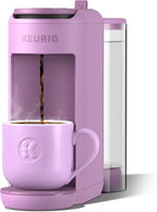 Keurig K-Mini Mate Plus Single-Serve K-Cup Pod Coffee Maker, Compact, 3 Cup Sizes, Brew Over Ice and Strong Button Features, 50 oz Removable Reservoir, Warm Stone