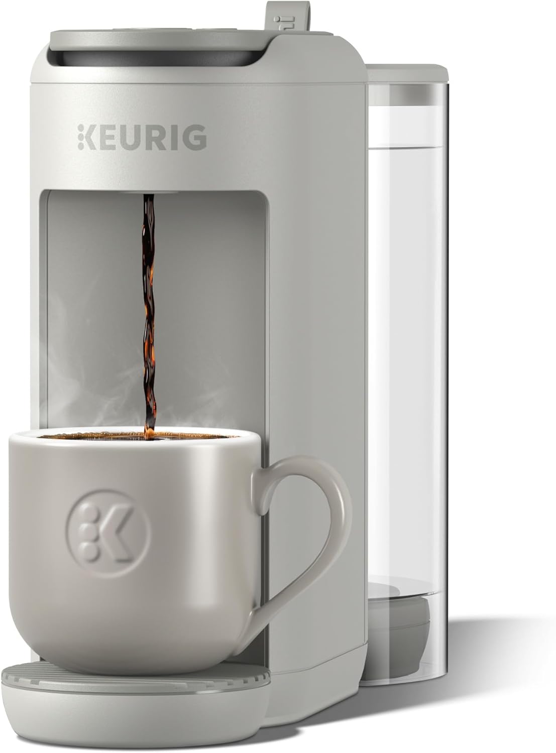 Keurig K-Mini Mate Plus Single-Serve K-Cup Pod Coffee Maker, Compact, 3 Cup Sizes, Brew Over Ice and Strong Button Features, 50 oz Removable Reservoir, Wild Orchid