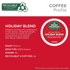 Green Mountain Coffee Roasters, Holiday Blend Coffee, Keurig Single Serve K-Cup Pods, 60 count