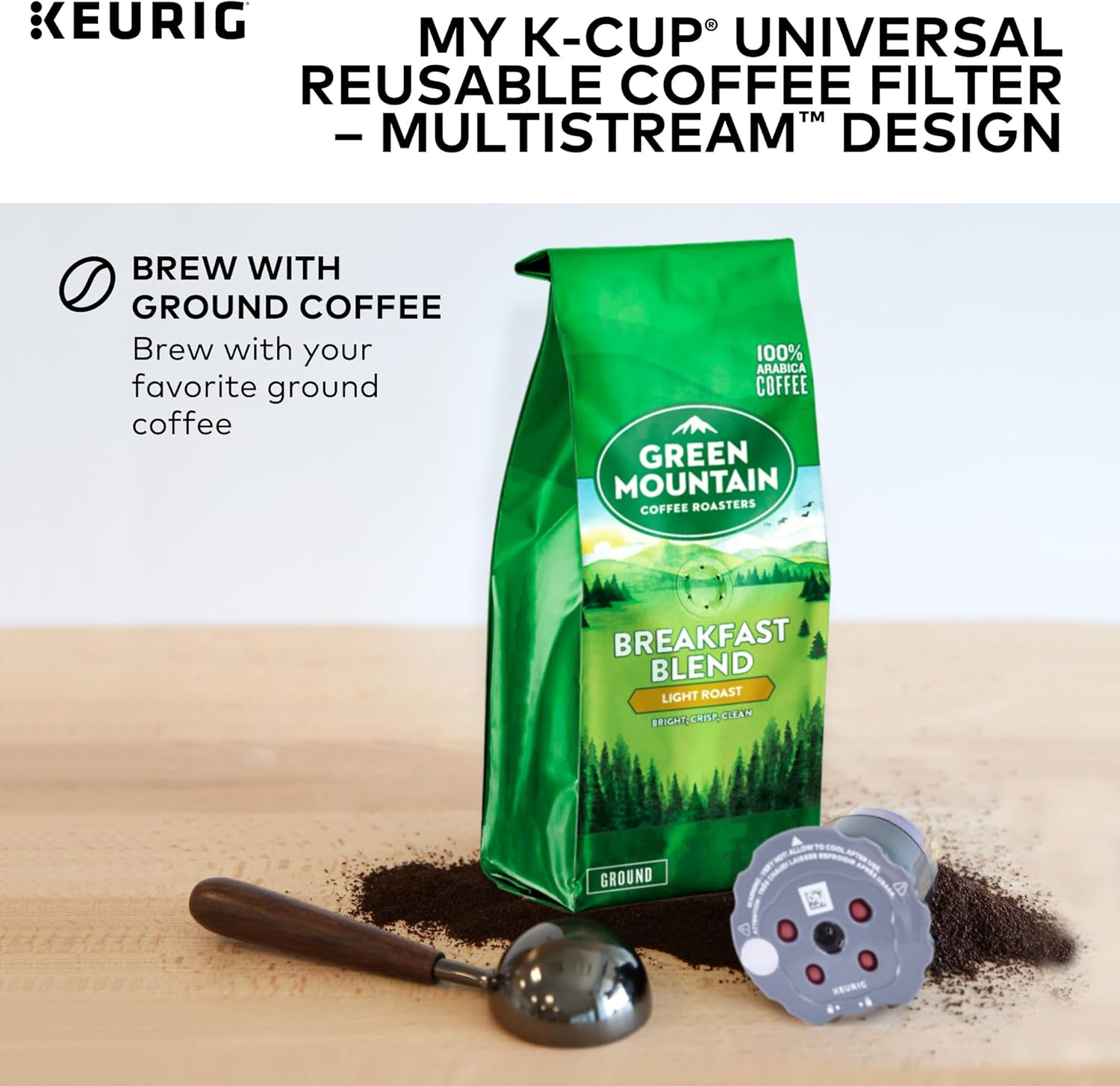 Keurig My K-Cup Reusable Filter MultiStream Technology - Gray (Packaging May Vary)