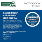 Swiss Miss Peppermint Hot Cocoa, Keurig Single-Serve K-Cup Pods, 60 Count (6 Packs of 10)