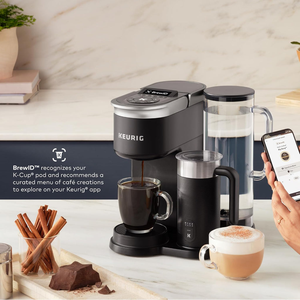 Keurig K-Cafe Essentials Single Serve K-Cup Pod Coffee Maker, Black