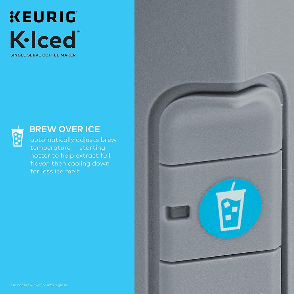 Keurig K-Iced Coffee Maker, Single Serve K-Cup Pod Iced Coffee Maker and Green Mountain Coffee Roasters Brew Over Ice Classic Black, Single Serve Keurig K-Cup Pods, 72 count