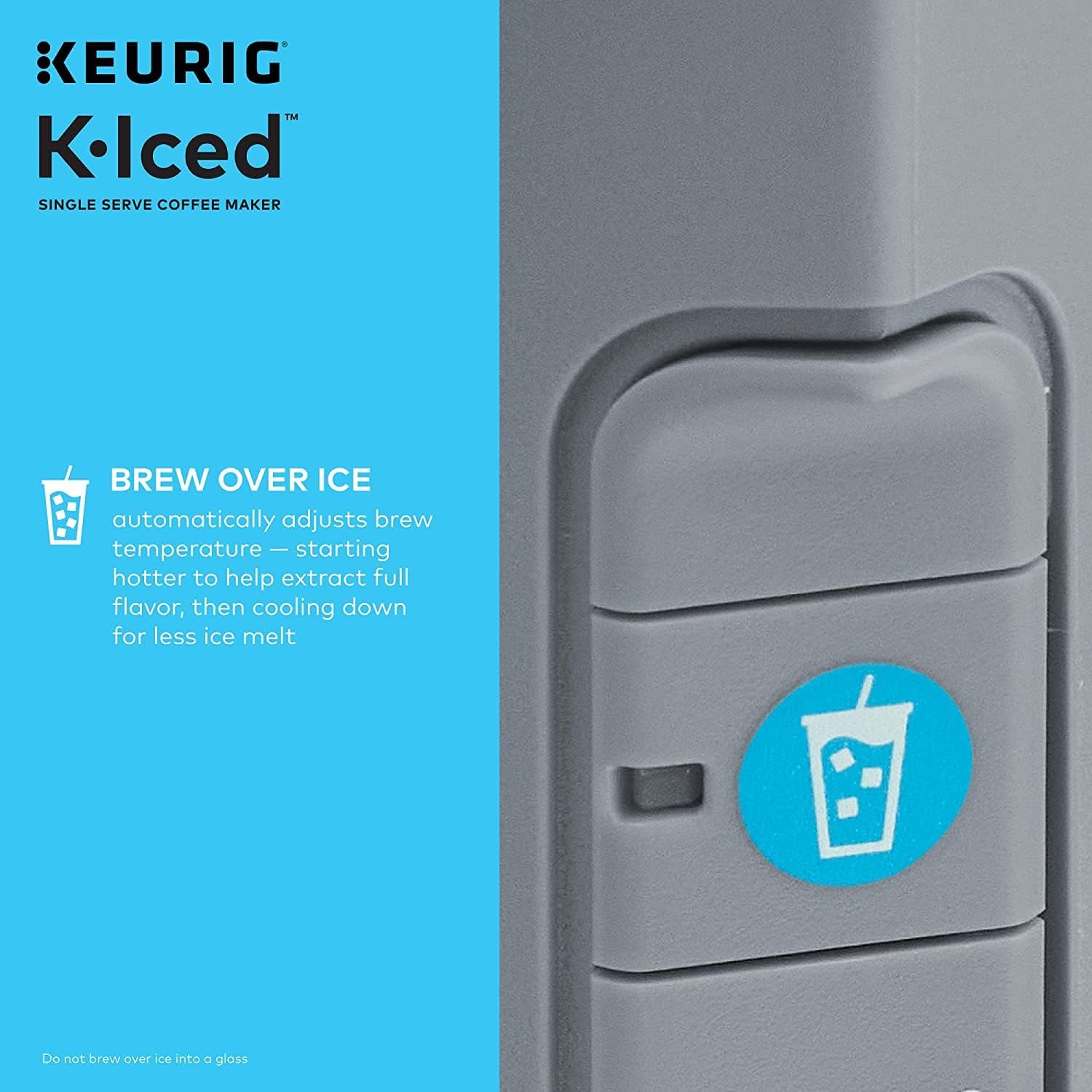 Keurig K-Iced Coffee Maker, Single Serve K-Cup Pod Iced Coffee Maker and Green Mountain Coffee Roasters Brew Over Ice Classic Black, Single Serve Keurig K-Cup Pods, 72 count