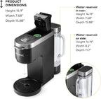 Keurig K-Duo Plus Single Serve & Carafe Coffee Maker, Multi-Position 60oz Removable Reservoir, Programmable Auto Brew Carafe, Black