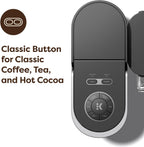 Keurig K-Crema Single Serve K-Cup Pod Coffee Maker, PressureInfusion & MultiStream Technology, Brews Crema-Topped Coffee, Espresso-Style Shots, Classic Coffee, Tea, Cocoa, 72 oz Removable Reservoir