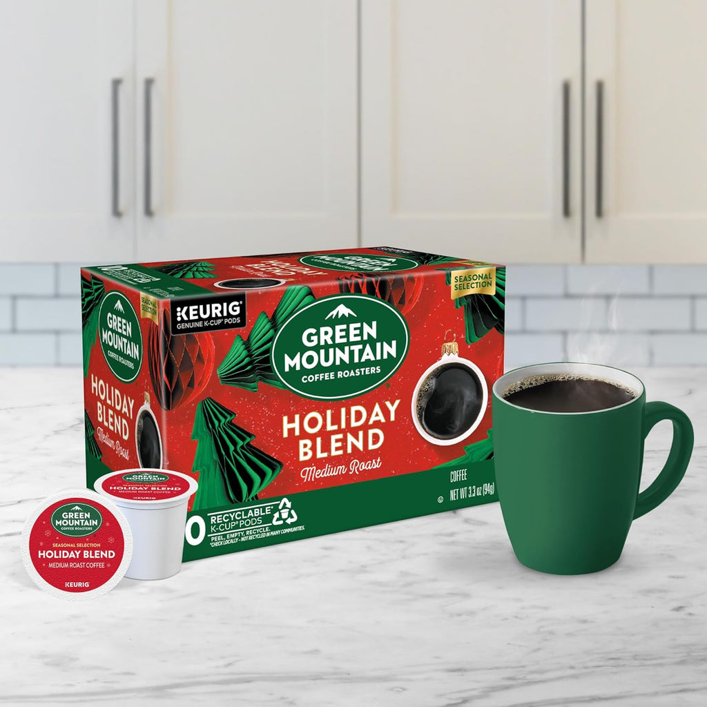 Green Mountain Coffee Roasters, Holiday Blend Coffee, Keurig Single Serve K-Cup Pods, 60 count