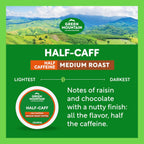 Green Mountain Coffee Roasters Half Caff, Keurig Single Serve K-Cup Pods, Medium Roast Coffee, 60 Count, (6 Packs of 10)